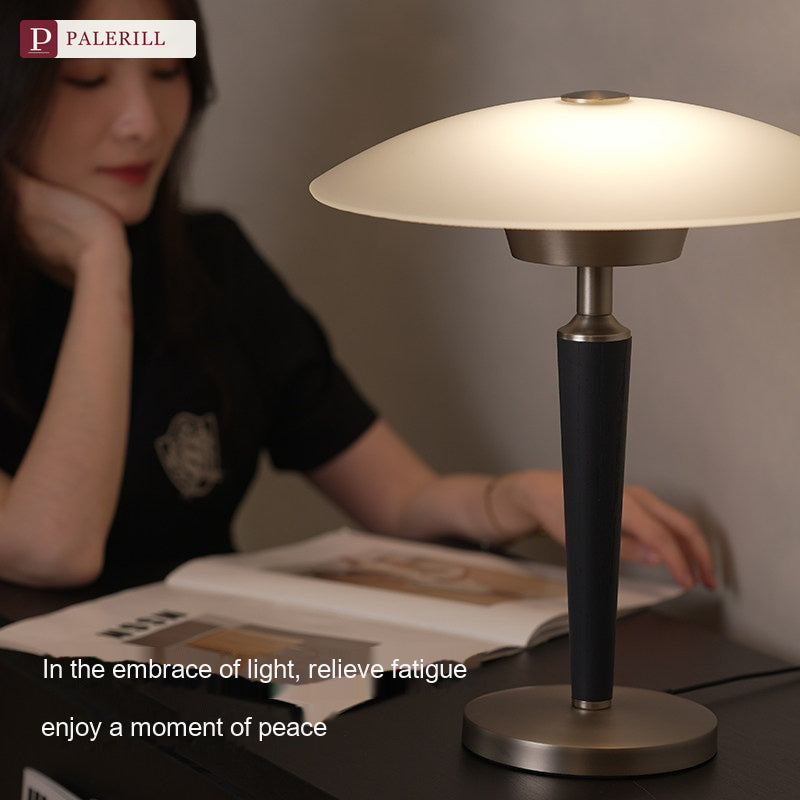 PALERILL | Wabi-Sabi Jade-Glow Vintage Table Lamp