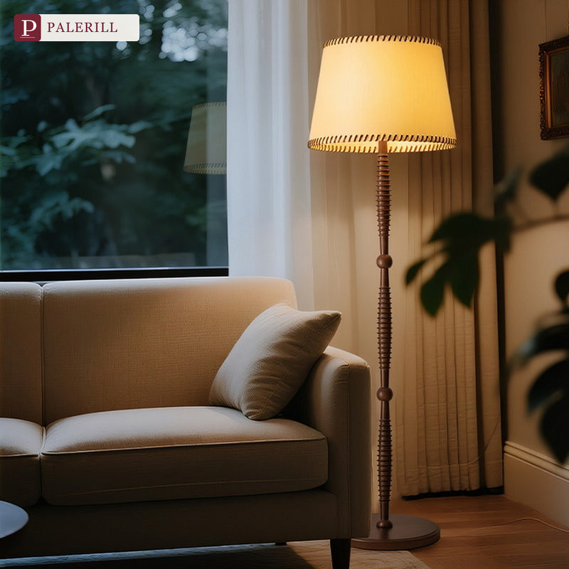 PALERILL | New Chinese Style Solid Wood Floor Lamp