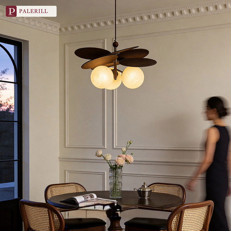 PALERILL | Mid-Century Raffia Pendant Light, Song Aesthetic