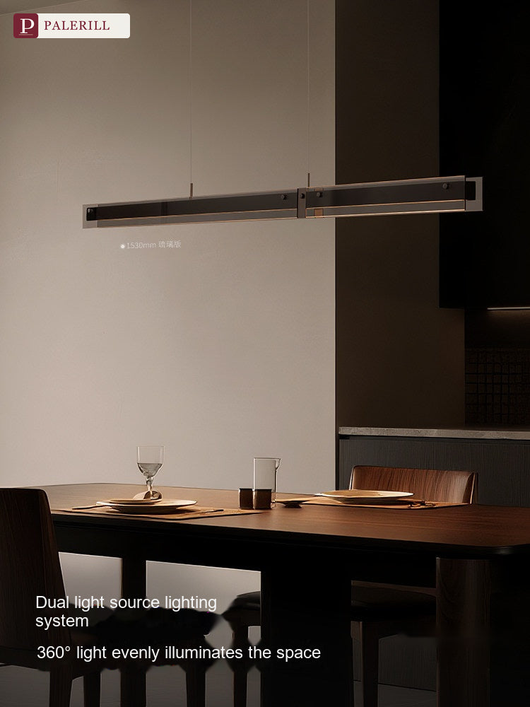 PALERILL | Smart Linear Glass Dining Pendant Light