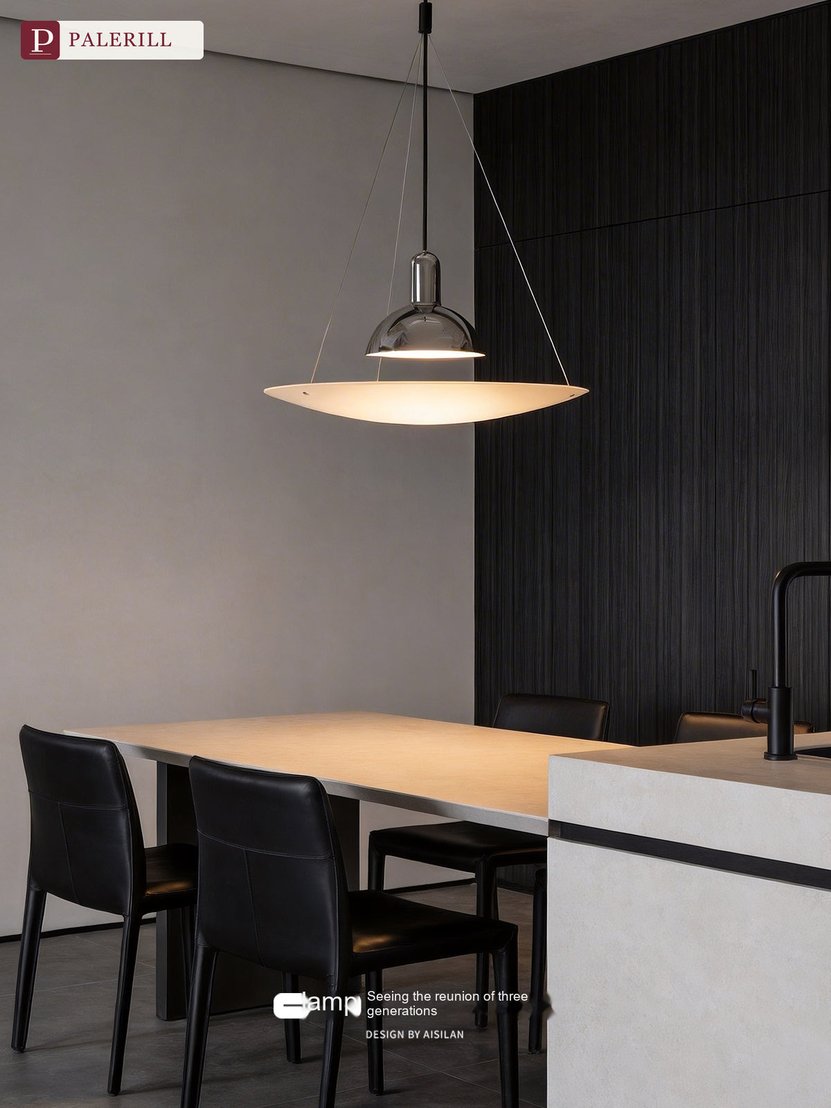 PALERILL | Nordic Italian Flying Saucer Pendant Light