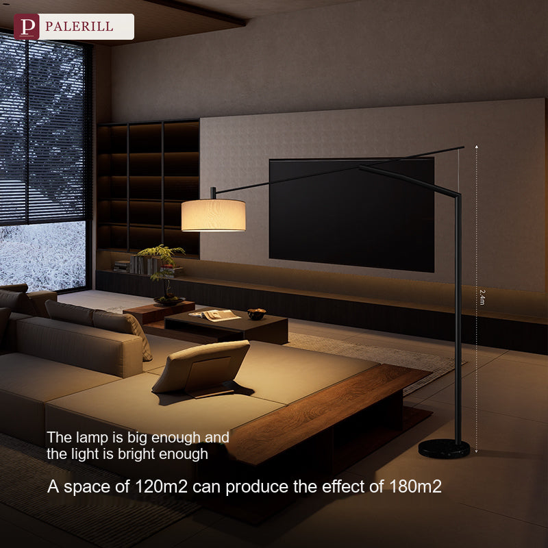 PALERILL | Large Arc Floor Lamp for High-Ceiling Spaces