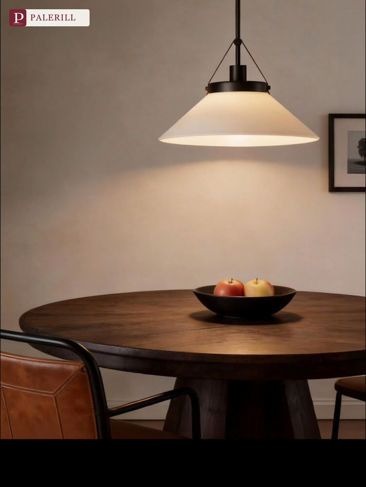 PALERILL | Vintage Flying Saucer Pendant Light, Wabi-Sabi Style