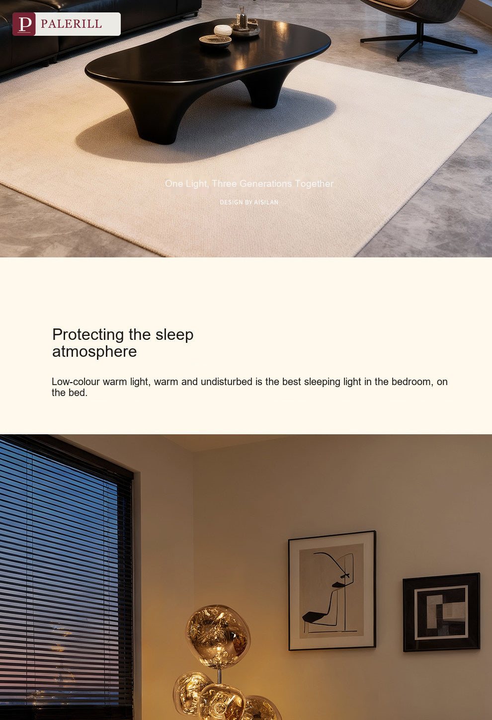 PALERILL | Italian Minimalist Lava Floor Lamp