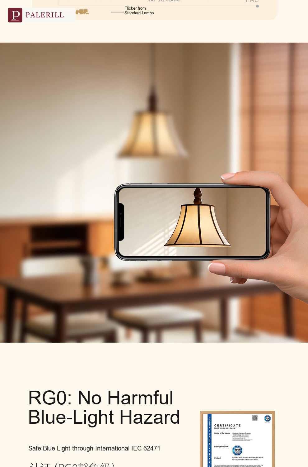 PALERILL | Mid-Century Fabric Dining Pendant Light