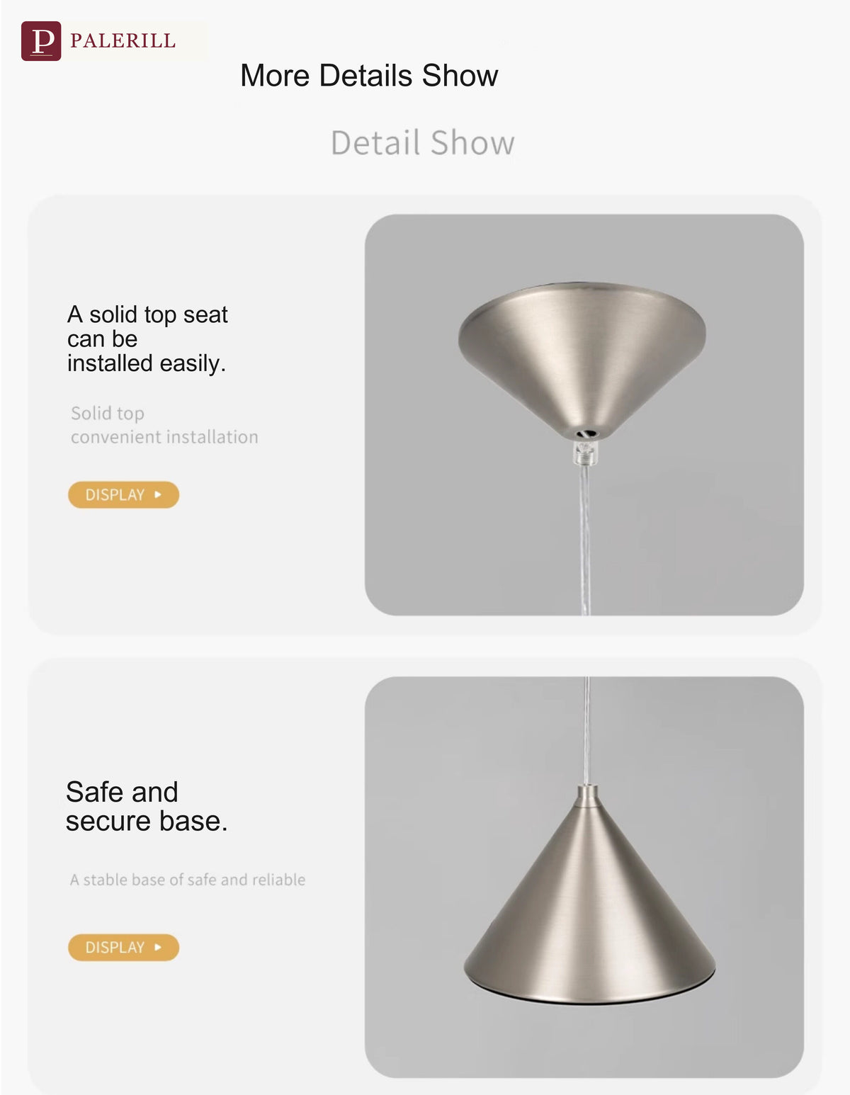 PALERILL | Hourglass Pendant Light in Luxury Style