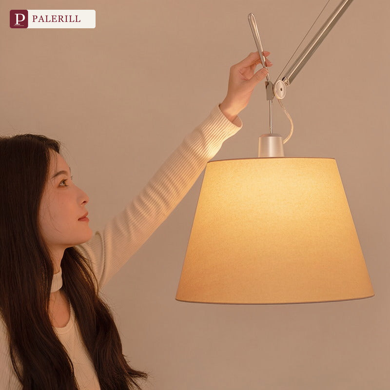PALERILL | Adjustable Swing-Arm Pendant Light, Tolomeo Style