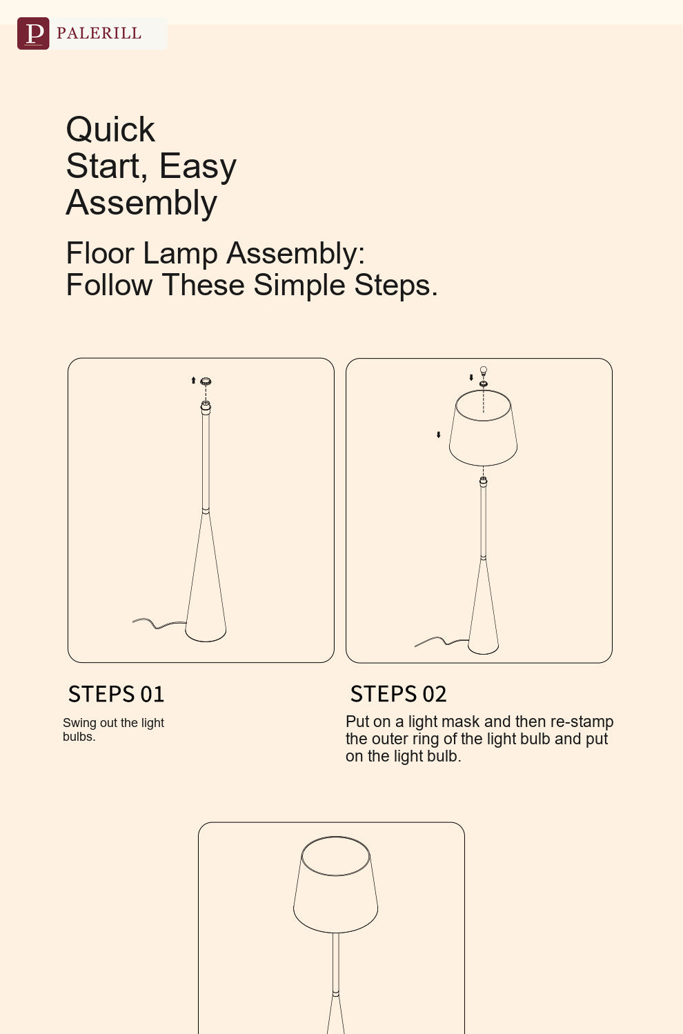 PALERILL | Italian Minimalist Statement Floor Lamp