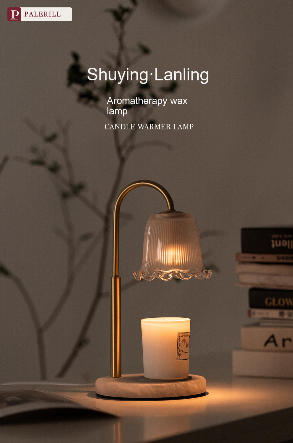 PALERILL | Brass & Dolomite Fragrance Lamp