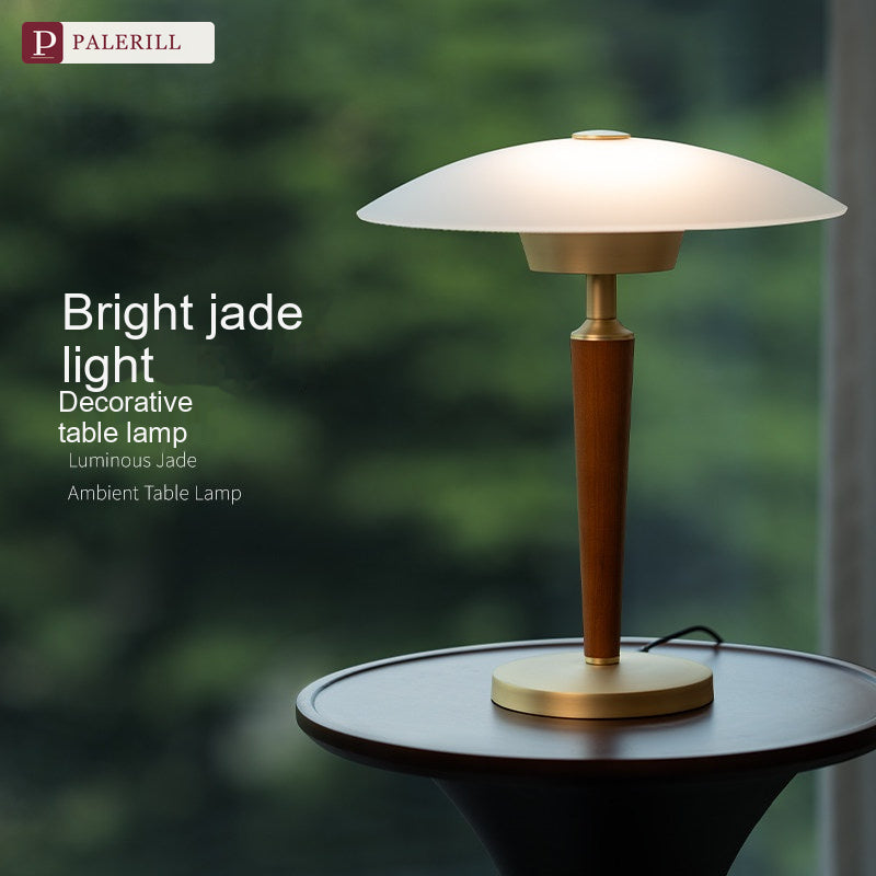 PALERILL | Wabi-Sabi Jade-Glow Vintage Table Lamp