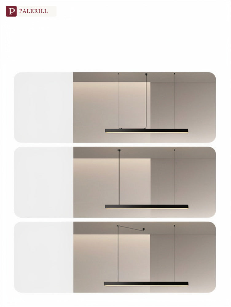 PALERILL | Linear Dining Pendant Light with Height Adjustment