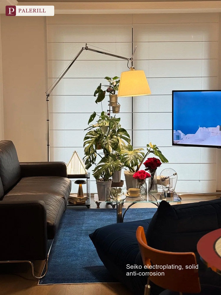 PALERILL | Italian Designer Swing-Arm Floor Lamp