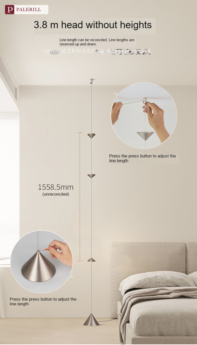 PALERILL | Hourglass Convertible Pendant & Floor Lamp