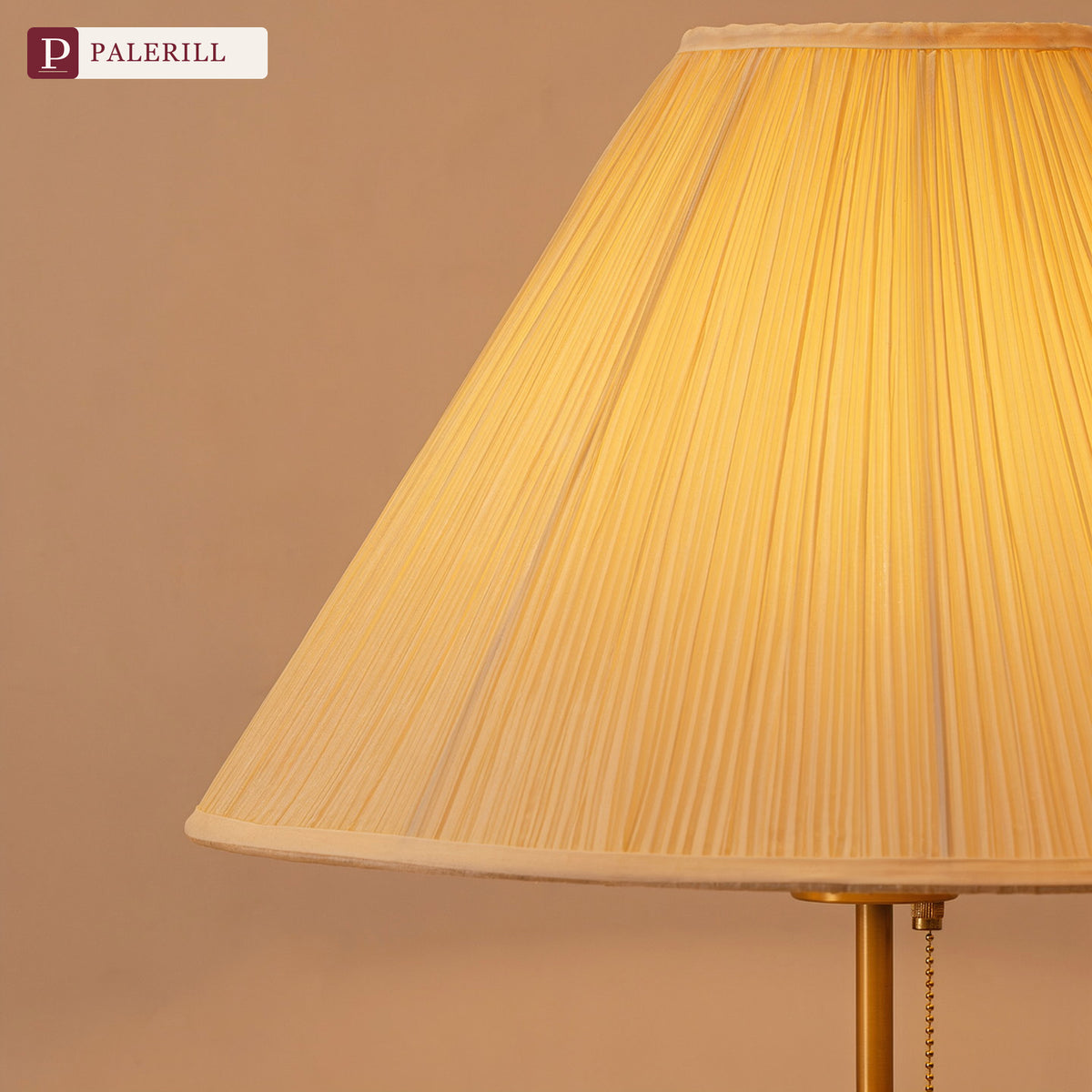 PALERILL | Mid-Century Full Brass Floor Lamp