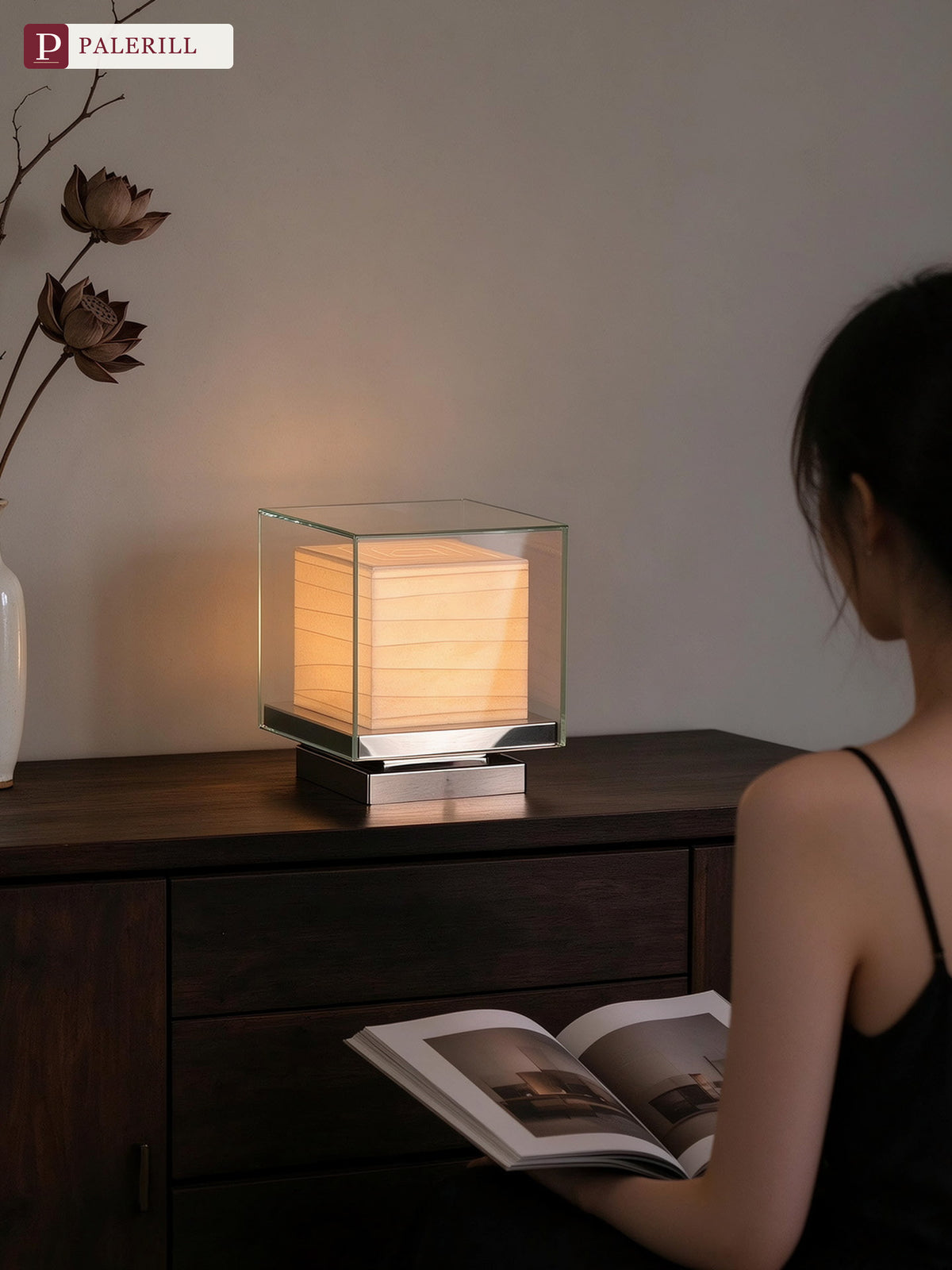 PALERILL | Bauhaus Japanese Rechargeable Table Lamp