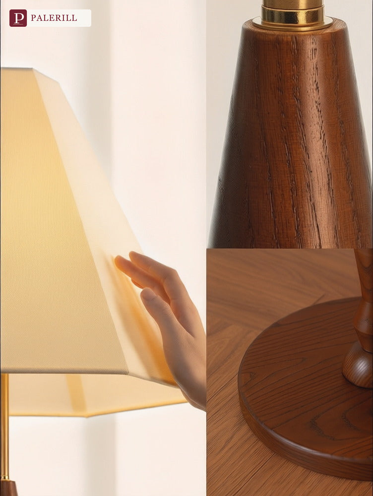 PALERILL | Bauhaus Solid Wood Dimmable Floor Lamp