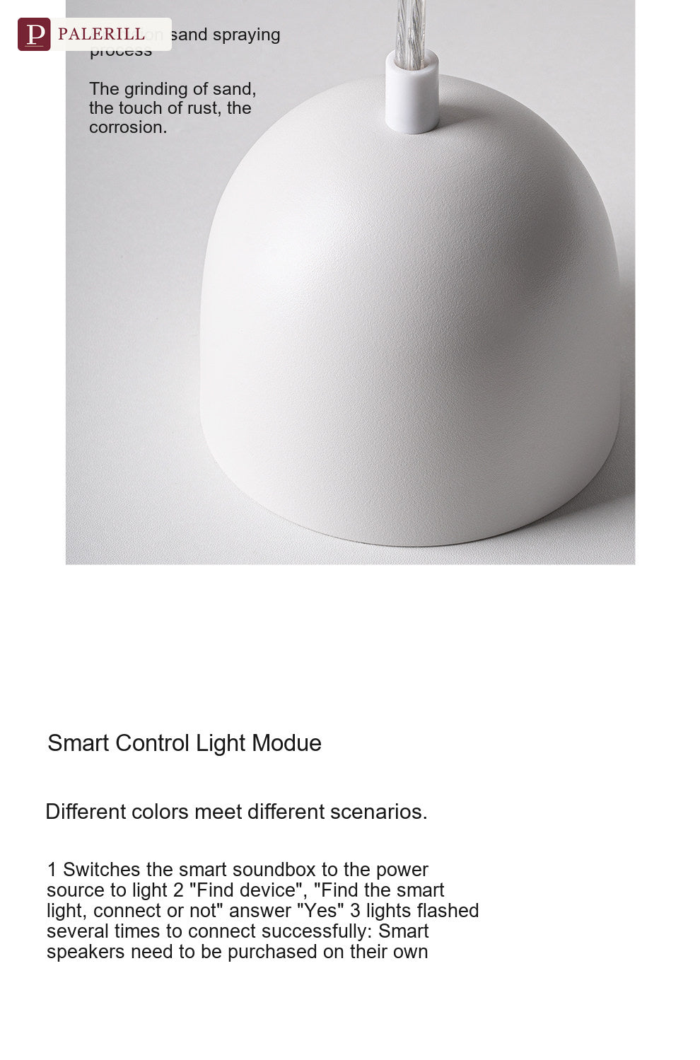 PALERILL | Full-Spectrum Wood-Tone Dining Pendant Light