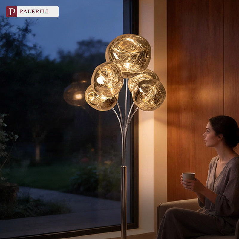 PALERILL | Bauhaus Lava-Effect Designer Floor Lamp