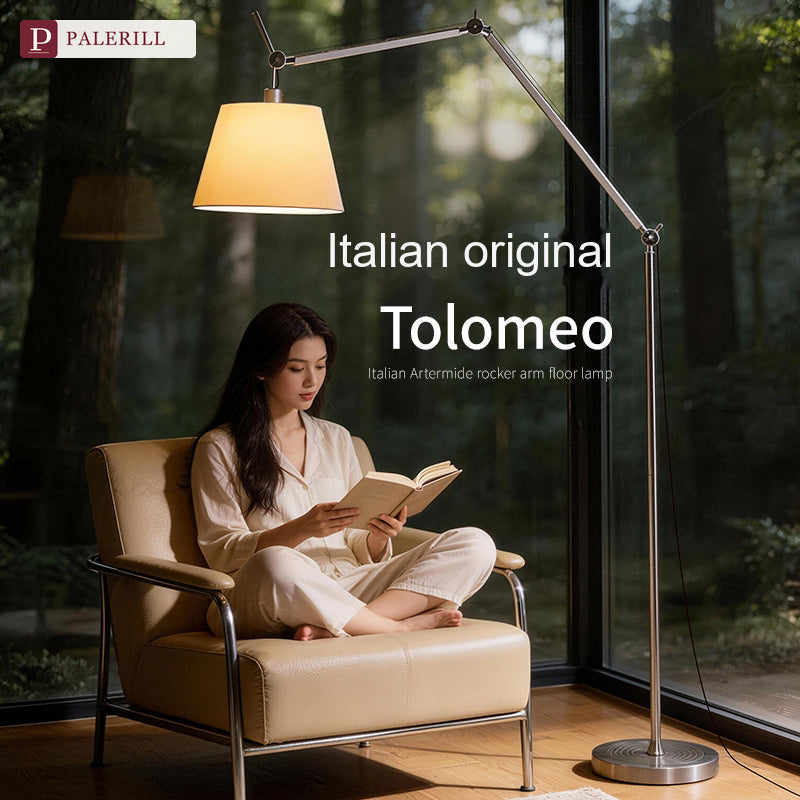 PALERILL | Italian Swing-Arm Designer Floor Lamp