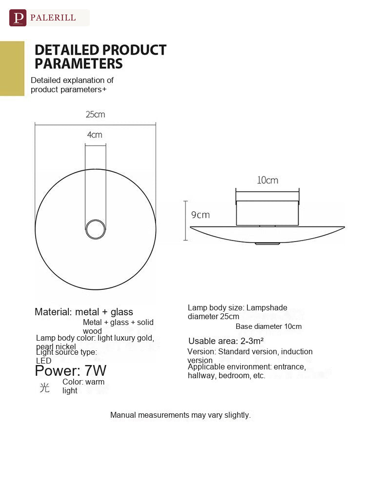 PALERILL | Motion-Sensor LED Ceiling Light