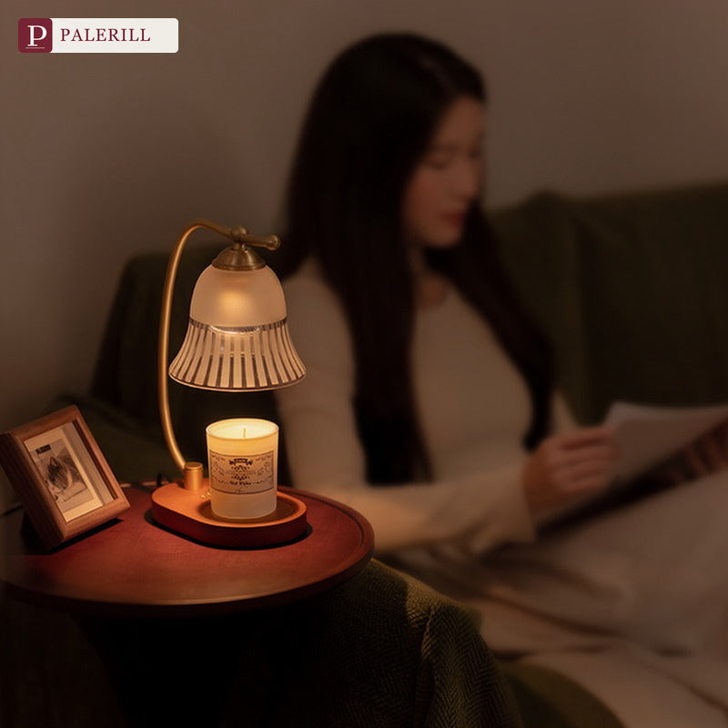 PALERILL | Brass & Solid Wood Fragrance Lamp