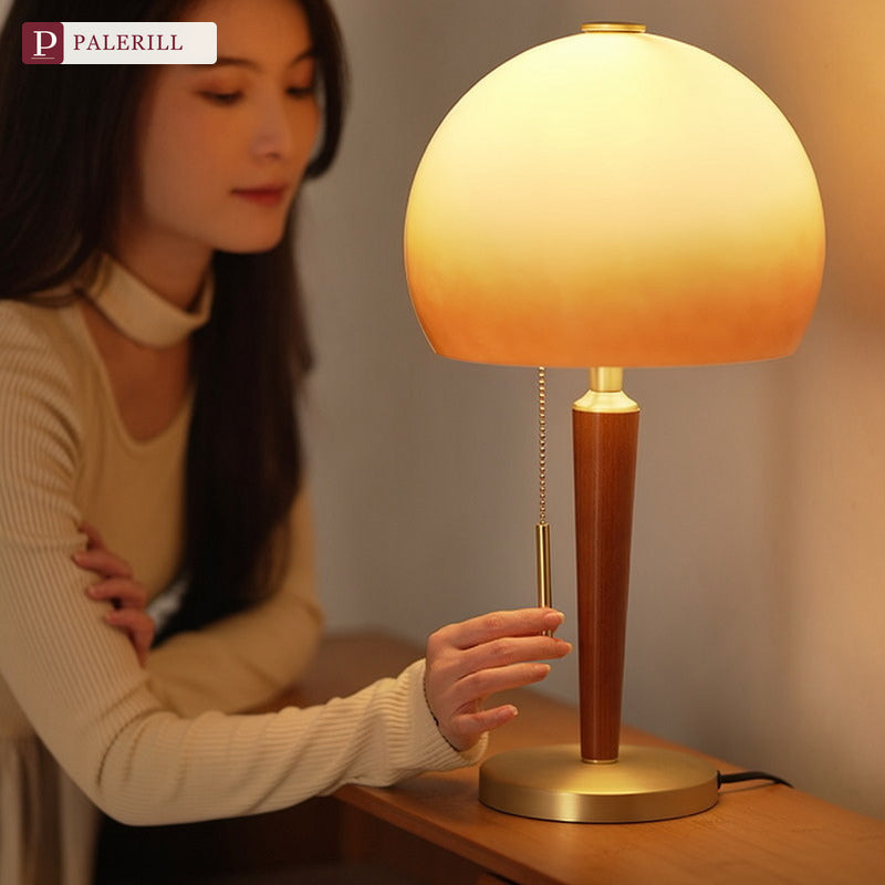 PALERILL | Sunset Mushroom Glass Table Lamp