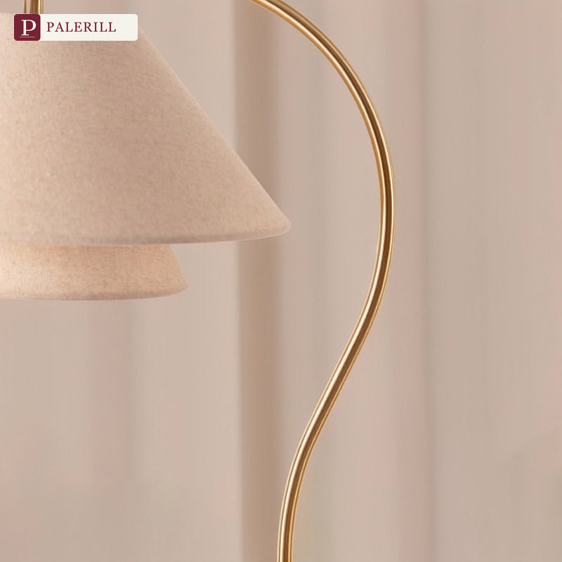 PALERILL | Mid-Century Solid Wood Floor Lamp