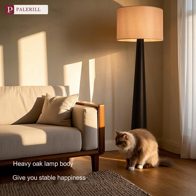 PALERILL | Italian Minimalist Designer Floor Lamp in Solid Wood