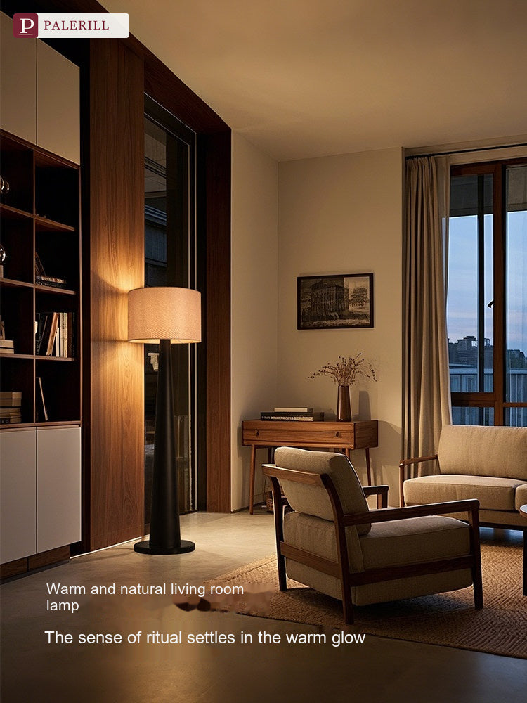 PALERILL | Italian Minimalist Designer Floor Lamp in Solid Wood