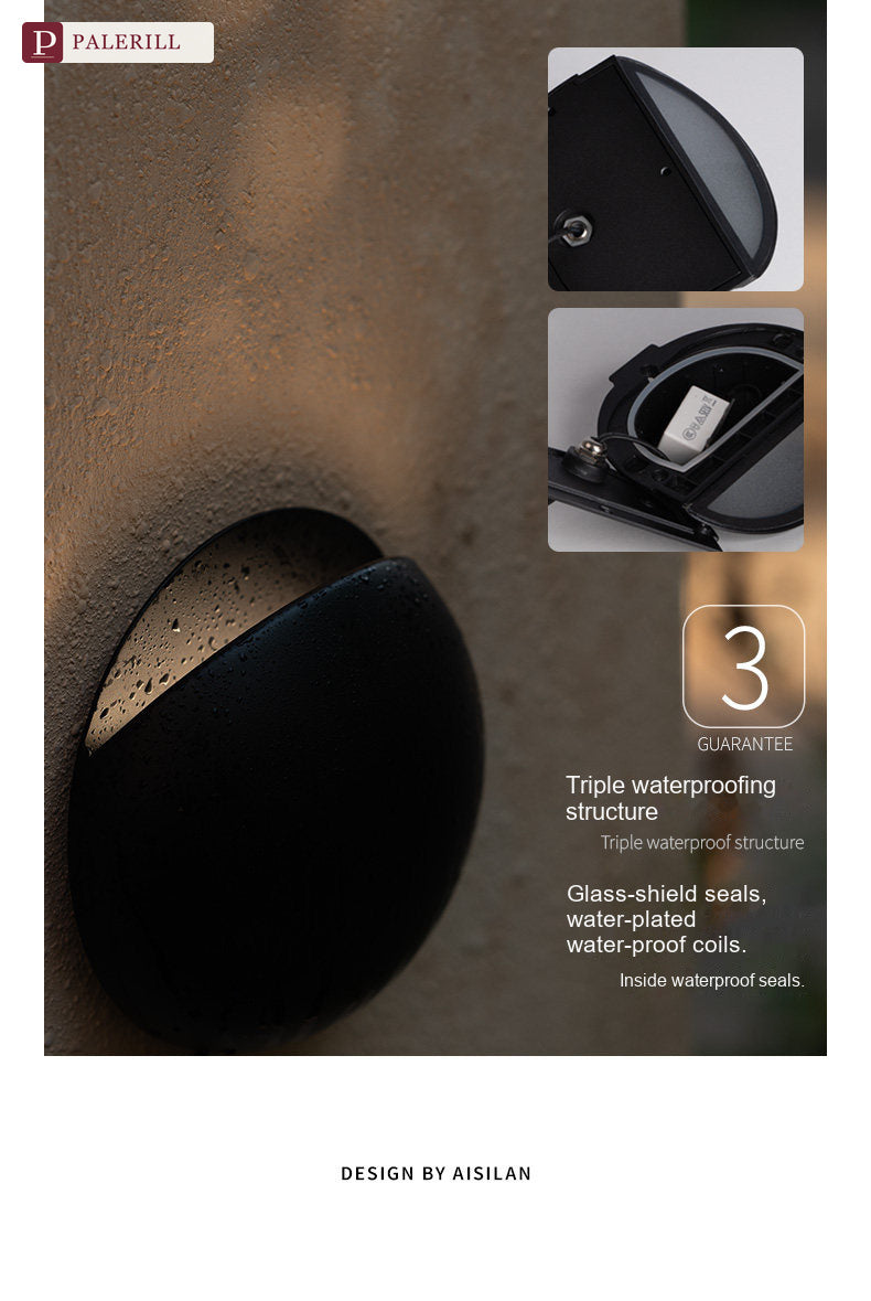 PALERILL | Outdoor Waterproof Wall Light for Villa & Garden