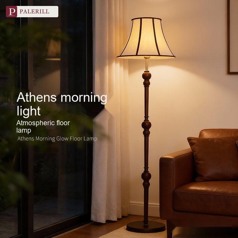 PALERILL | French Vintage Solid Wood Floor Lamp