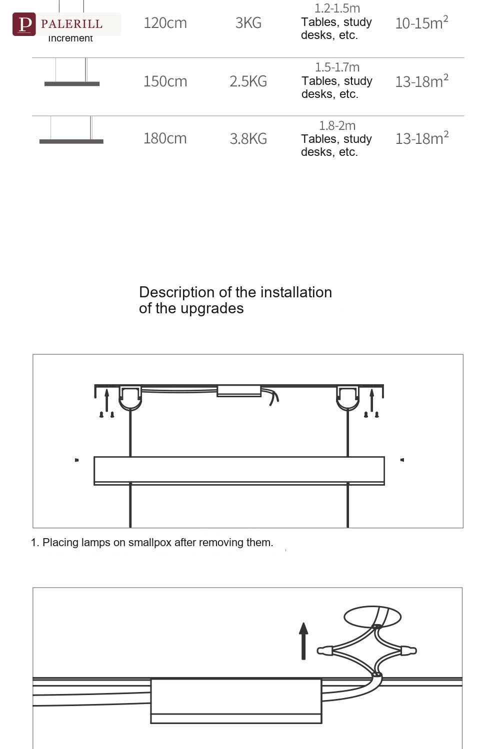 PALERILL | Linear Dining Pendant Light with Height Adjustment