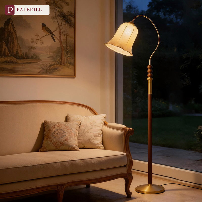 PALERILL | Nanyang Style Mid-Century Floor Lamp