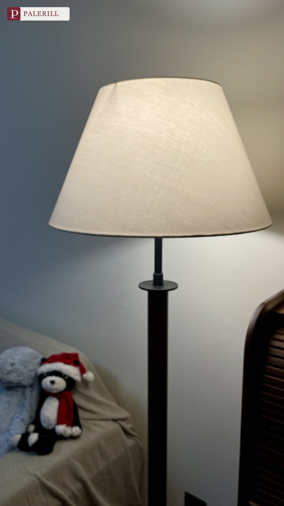 PALERILL | Mid-Century Solid Wood Dimmable Floor Lamp