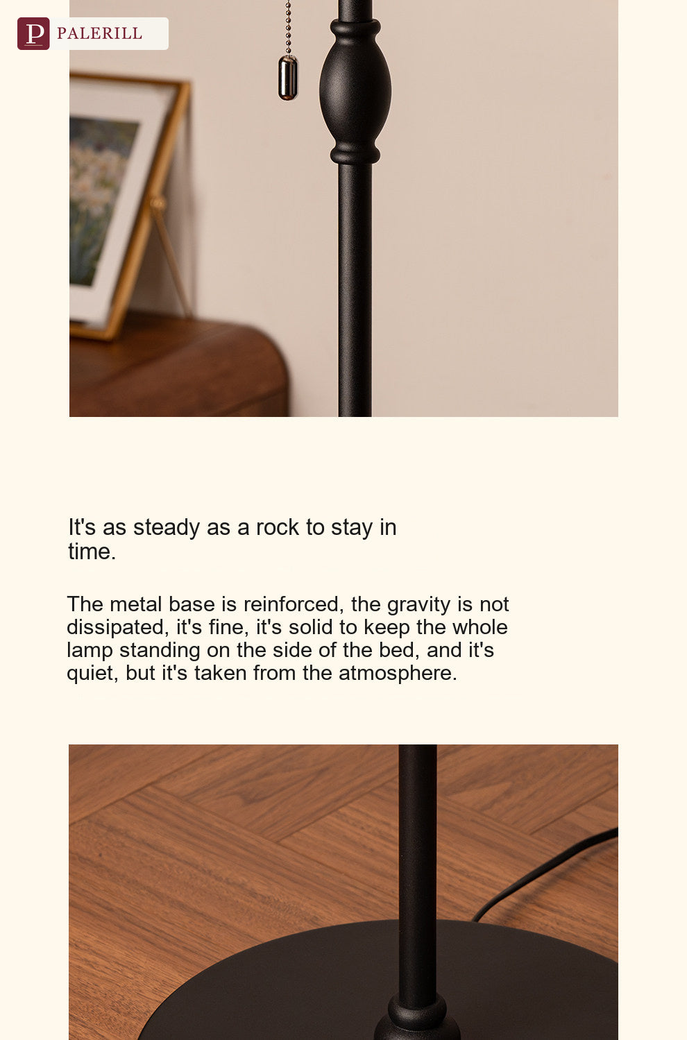 PALERILL | American Vintage Diffused-Glow Floor Lamp