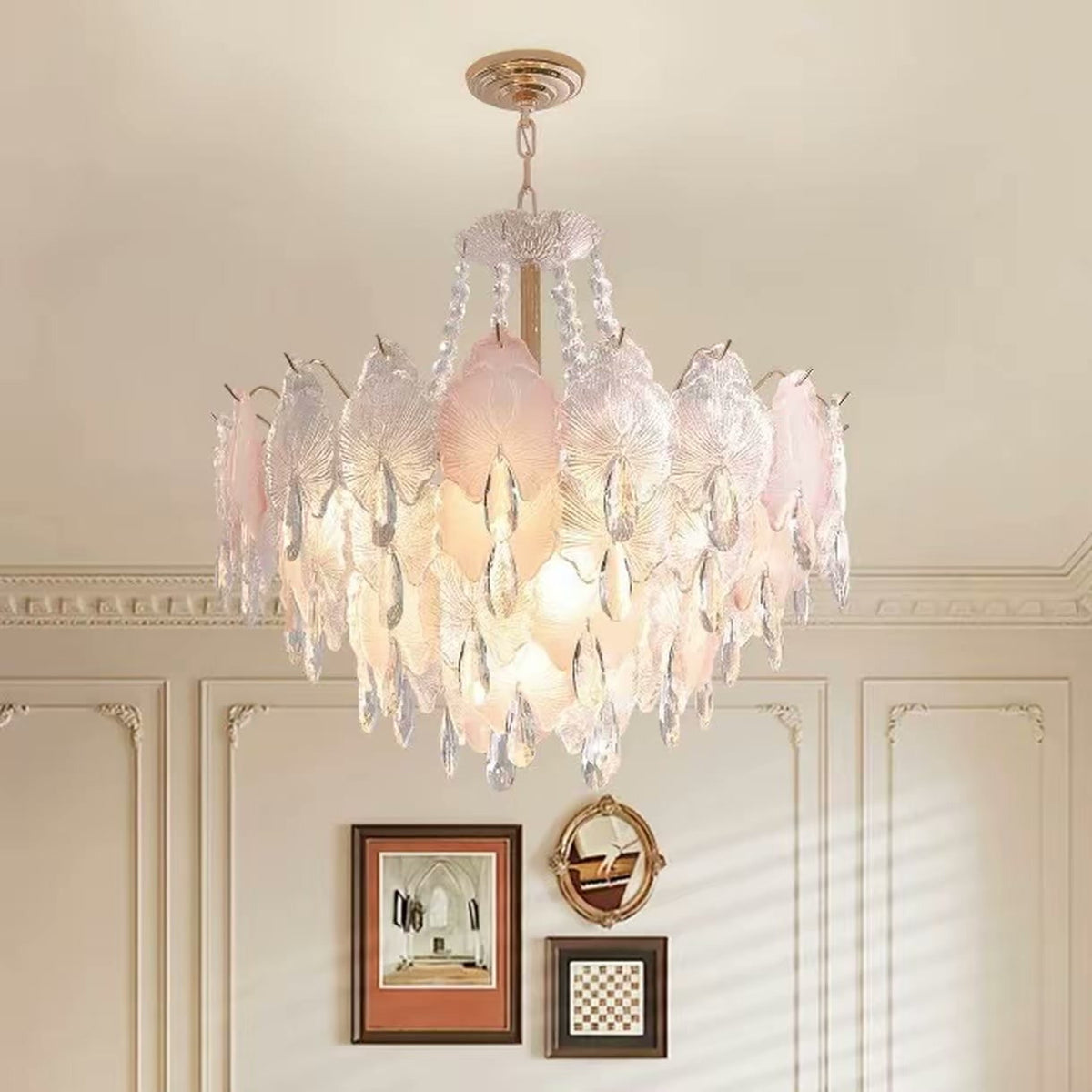 PALERILL AM0263 — French Blossom Butterfly Crystal Chandelier (view 3)