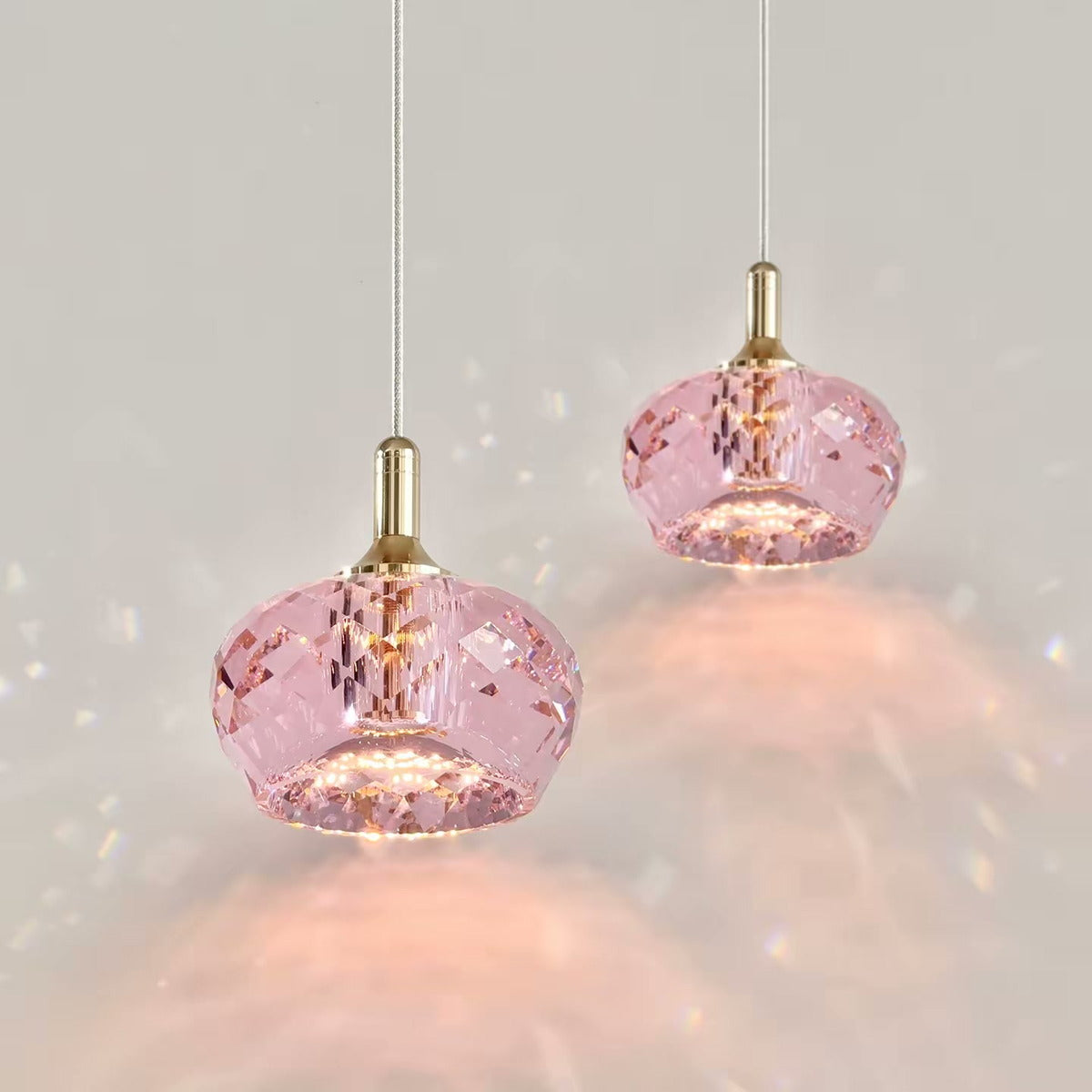 French Crystal Bedside Pendant Light — PALERILL AM0267