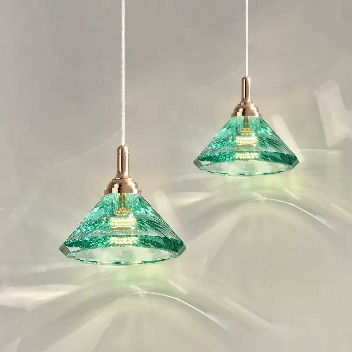 PALERILL AM0283 — French Vintage Bedside Pendant Light (view 2)
