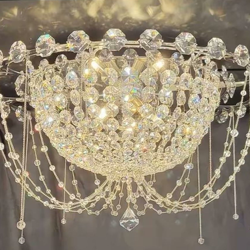 PALERILL AM0294 — Vintage Crystal Chandelier (view 3)