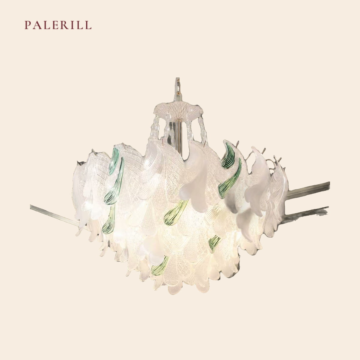 PALERILL AM0312 — French Vintage Cream Chandelier (view 4)
