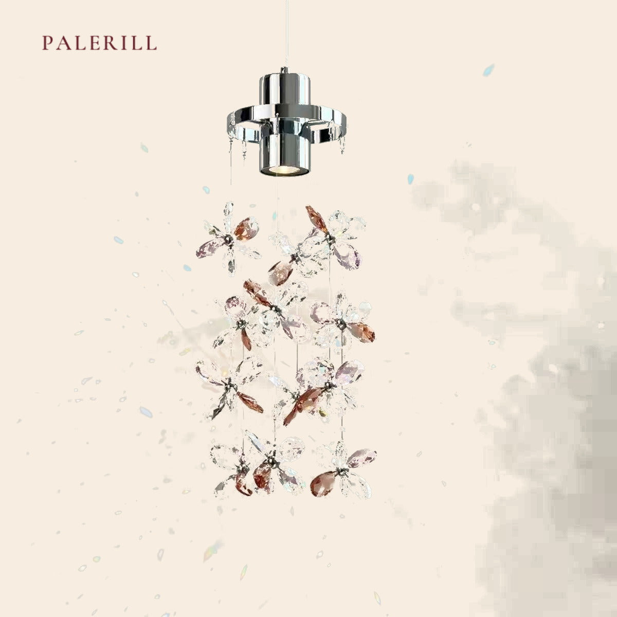 PALERILL AM0325 — French Crystal Petal Pendant (view 2)
