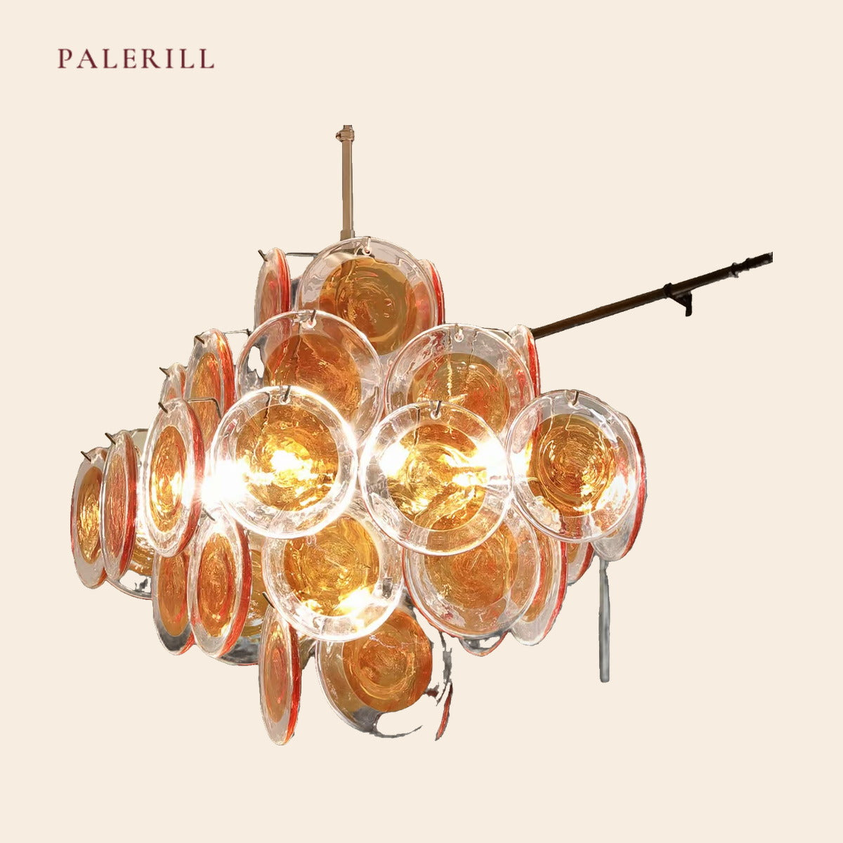 PALERILL AM0330 — French Cream Vintage Chandelier (view 2)