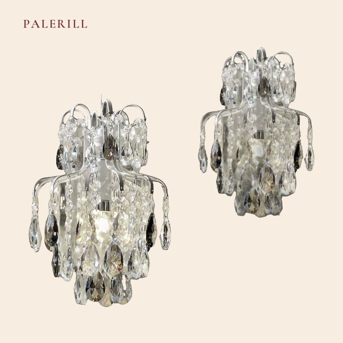 PALERILL AM0347 — Vintage Crystal Bedside Pendant (view 2)