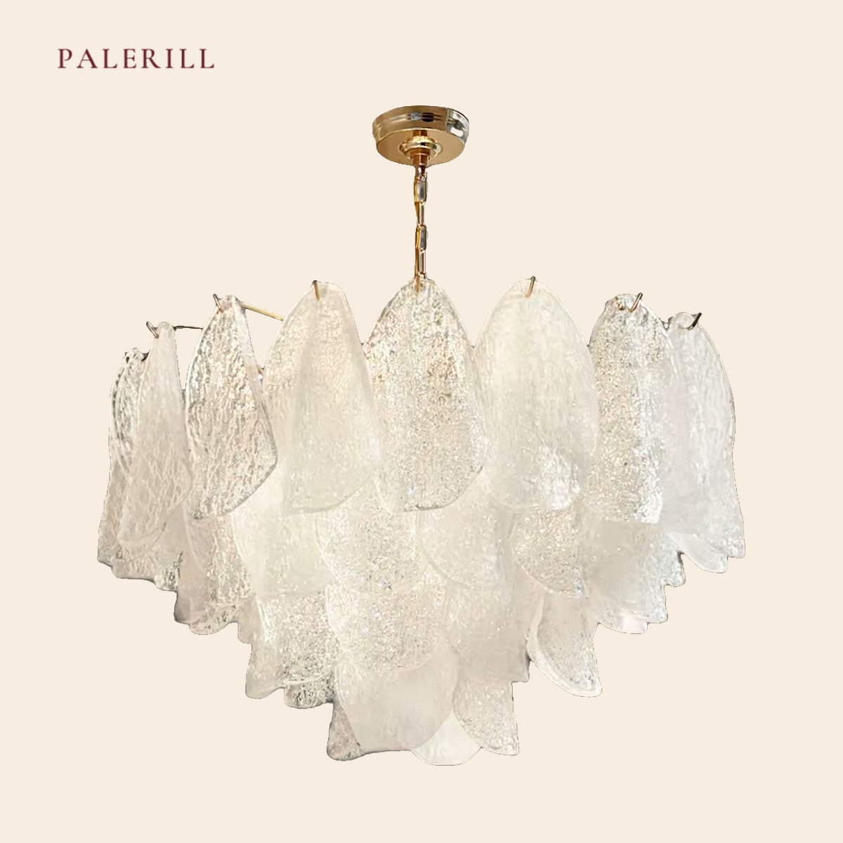 PALERILL AM0355 — French Crystal Living Room Chandelier (view 3)