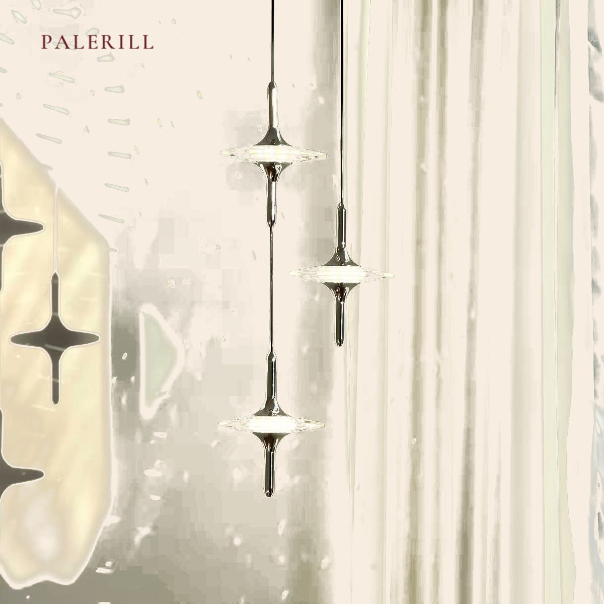 French Star Glass Bedside Pendant — PALERILL AM0360