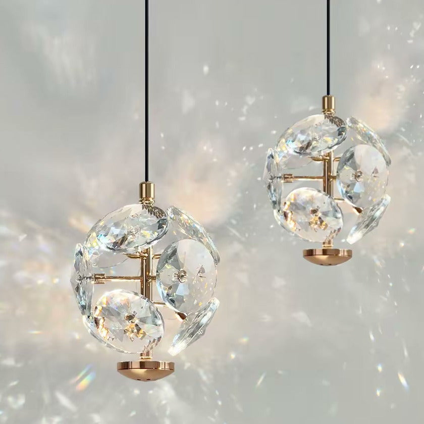 PALERILL AM0362 — Crystal Dandelion Bedside Pendant (view 3)