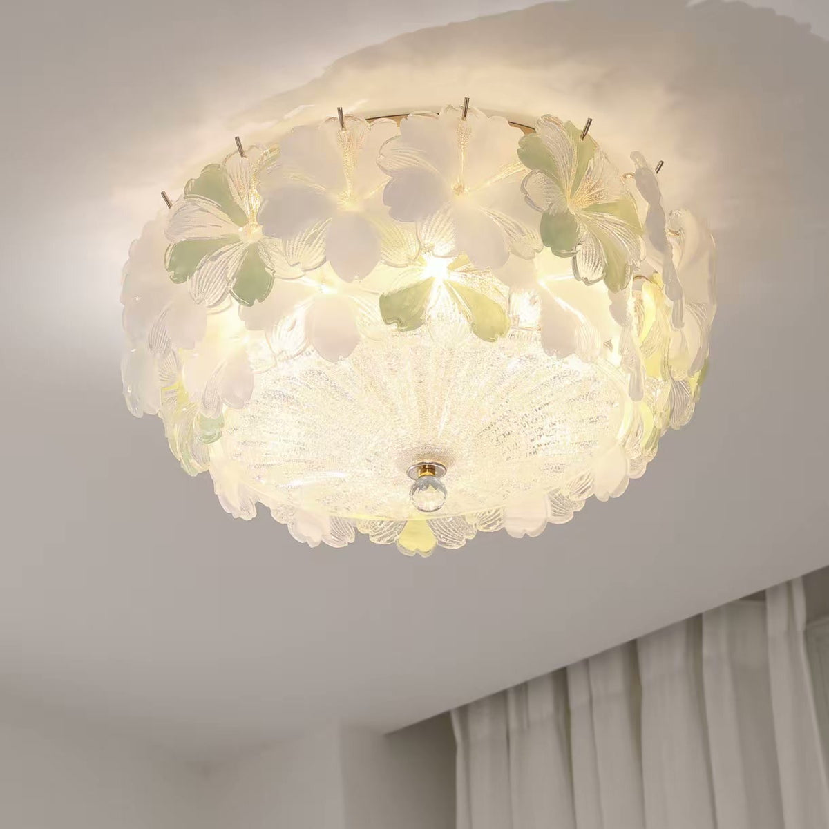 PALERILL AM0280 — French Crystal Glass Ceiling Light (view 2)