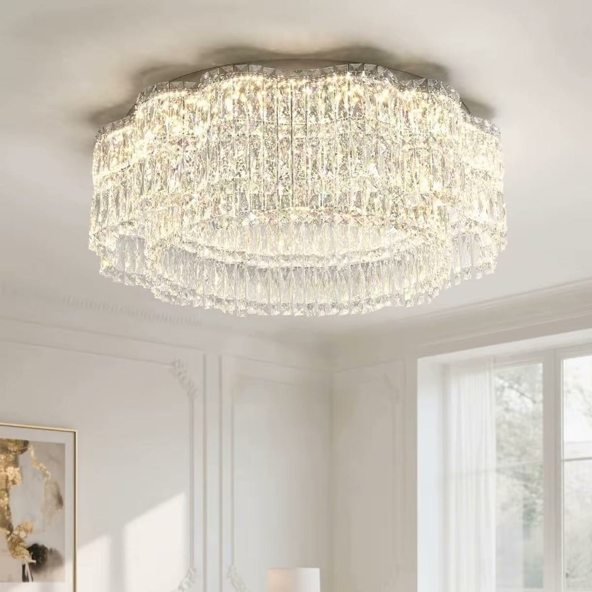 French Luxury Crystal Ceiling Light — PALERILL AM0285