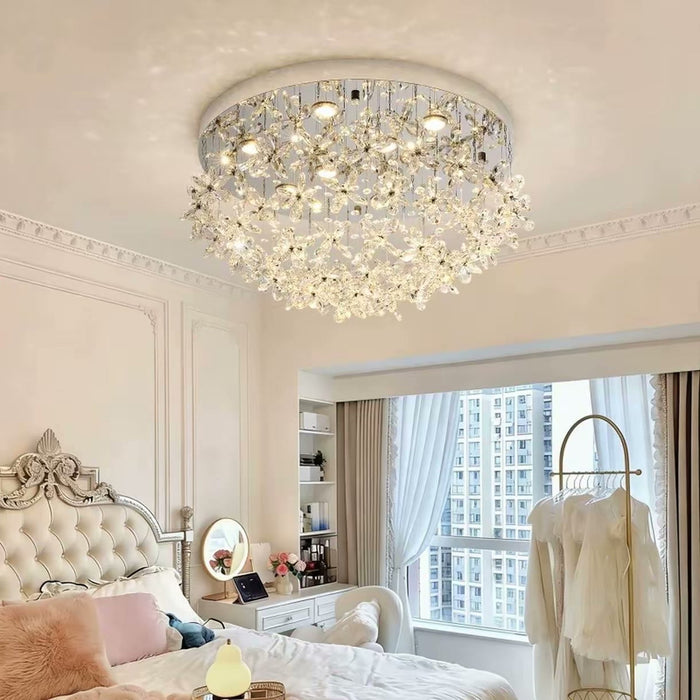 French Large Hall Luxury Round Ceiling Light for Living Room — AM0339