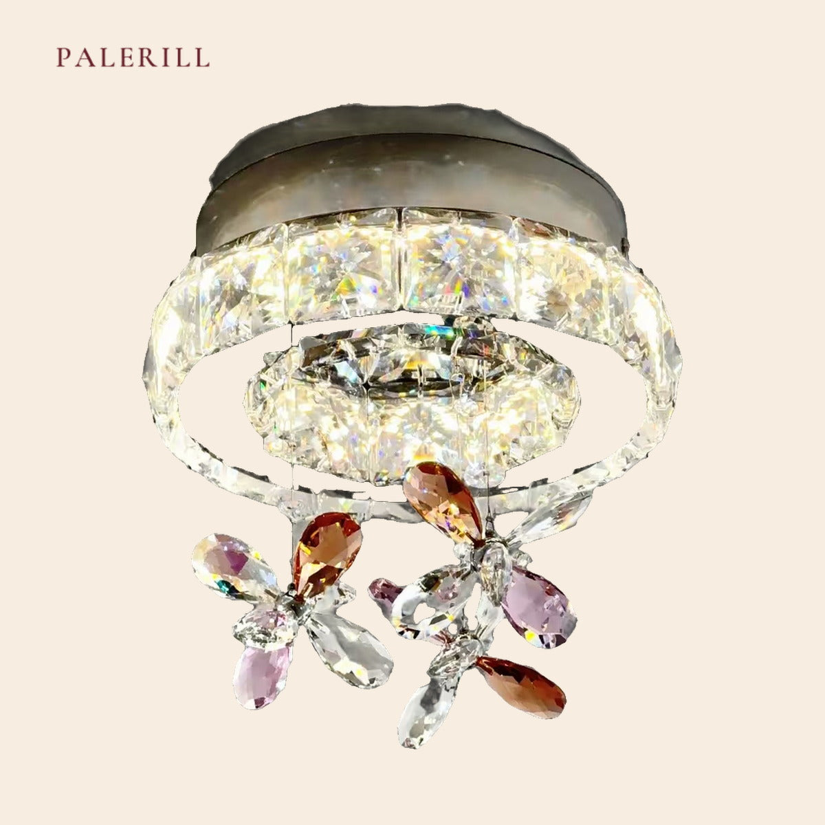 French Petal Flush Ceiling Light — PALERILL AM0346